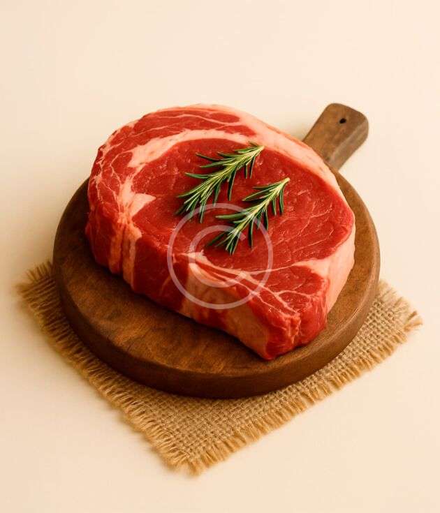 Fresh cut beef steak